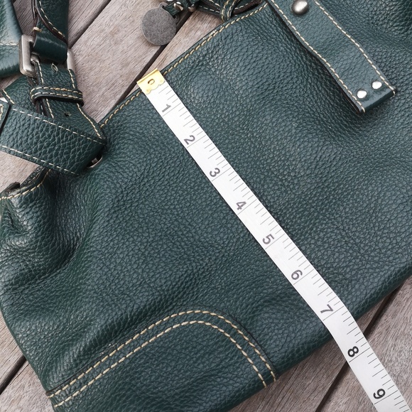 Rabeanco green leather bag - Picture 13 of 15